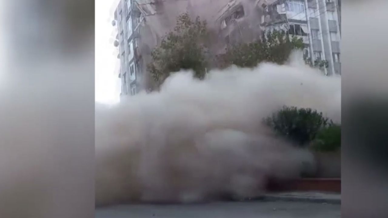 Yıkılan binalar var! İzmir depremi İstanbul, Bursa ve Çanakkale'de de hissedildi!