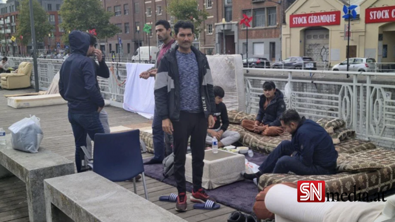 Belçika’da sığınmacı krizi: Brüksel sokakları doldu taştı