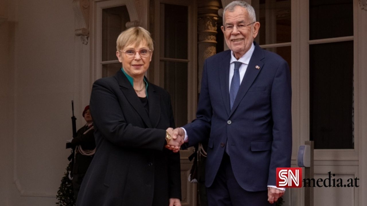 Slovenya Cumhurbaşkanı Viyana'ya Geldi