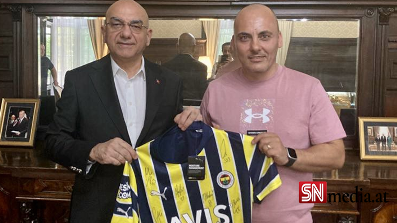 Büyükelçi Ceyhun, FIFA Organizasyon Temsilcisi Cenk Turgut'u ağırladı
