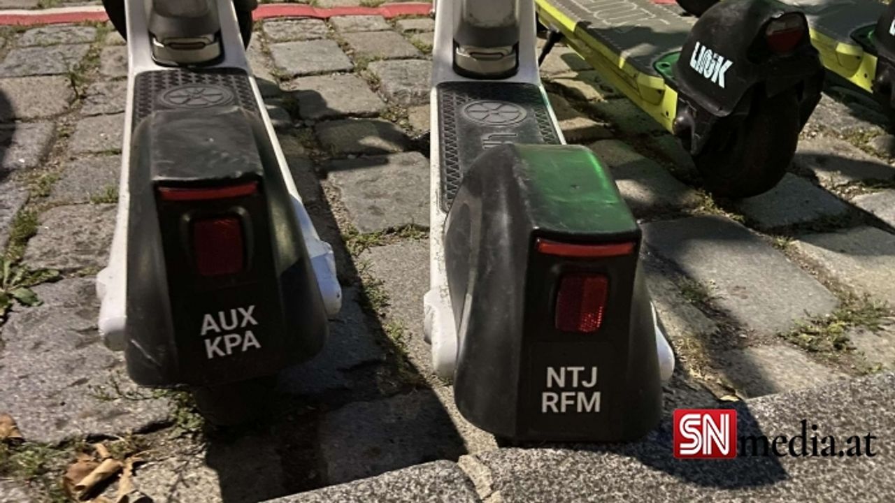 Viyana'da kiralık e-scootler ile ilgili yeni düzenlemeler yürürlüğe girdi