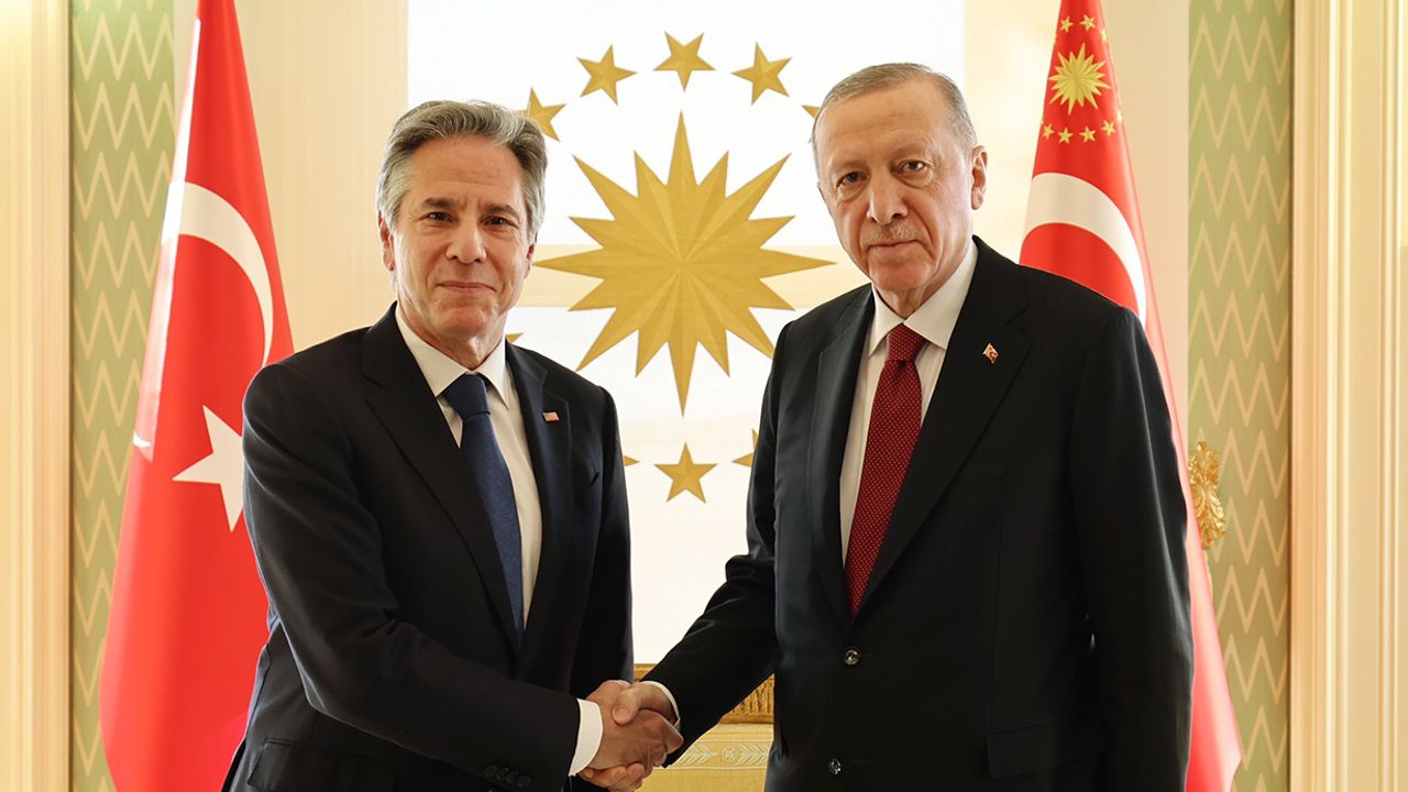 ABD Dışişleri Bakanı Blinken, Türkiye'de Erdoğan ve Fidan'la görüştü