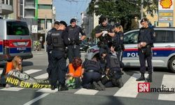 İklim aktivistleri bu kez Salzburg'ta yolları kapattı