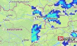 Hava  Uyarısı! Şiddetli dolu yağışı Viyana'ya doğru ilerliyor