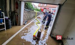 Avusturya'da  şiddetli yağış nedeniyle yüzlerce kişi tahliye edildi
