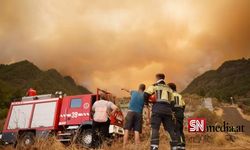 Tenerife'de orman yangınları nedeniyle köyler boşaltıldı
