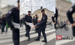 İklim aktivistleri Viyana'da kaosa neden oldu