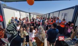 Rahma Austria'nın Malatya'ya kurduğu konteynır kent açıldı