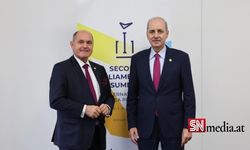 TBMM Başkanı Kurtulmuş, Avusturya Meclis Başkanı Sobotka ile görüştü