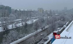 Viyana'da kar ve buzlanma nedeniyle ulaşımda aksamalar yaşanıyor