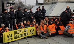 Viyana’da İklim aktivistlerinin eylemi nedeniyle parlamentoya erişim kısmen engellendi