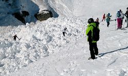 Çığ İsviçre'de treni raydan çıkardı