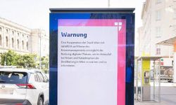 Viyana'da acil durum uyarıları artık dijital reklam panolarında da yayınlanacak