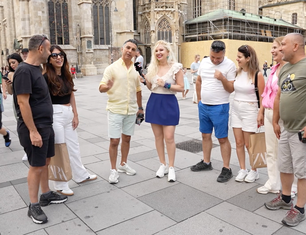Memleketinizi şivesiyle nasıl anlatırsınız?  Viyana sokaklarında kahkaha dolu bir röportajı!