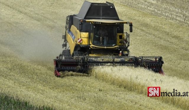 Avusturya'da fırtınalara rağmen 3.2 milyon ton tahıl toplandı