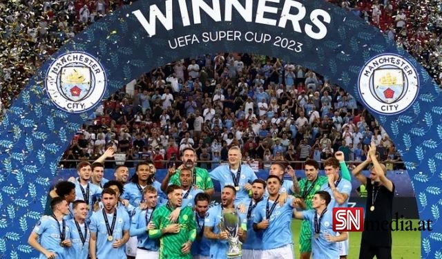 UEFA Süper Kupa’da şampiyon Manchester City