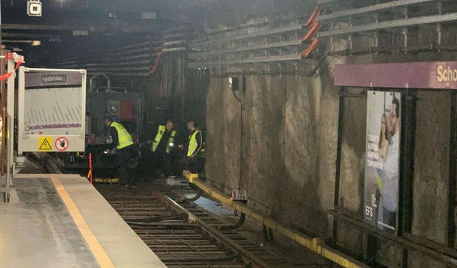 Viyana'da U2 metro treni, inşaat römorkuyla çarpıştı: 6 yaralı