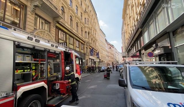 Viyana’nın Merkezinde Çıkan Yangında Bir Kişi Hayatını Kaybetti