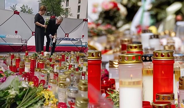 Graz'daki Okulda Hayatını Kaybedenler İçin Düzenlenen Anma Töreni Yürekleri Dağladı