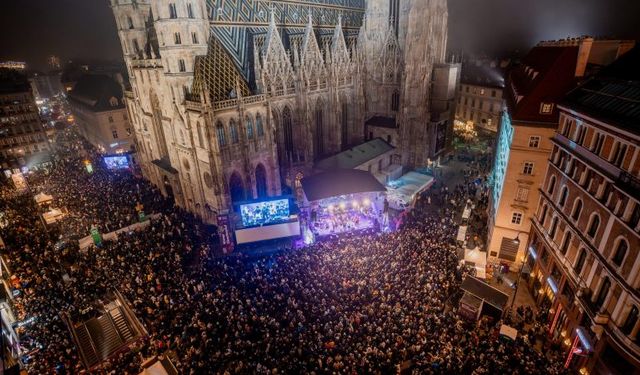Viyana’daki Yılbaşı Kutlamalarına 550 Bin Kişi Katıldı