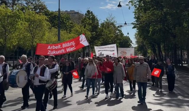 Avusturya’da 1 Mayıs Siyasi Mitinglerle Kutlanıyor