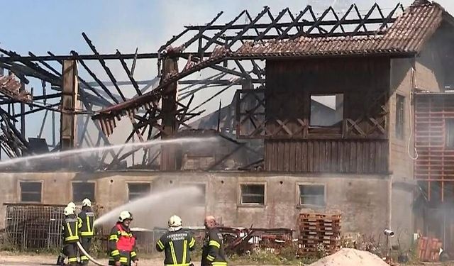 Avusturya’da Çiftlik Yangını: 200’den Fazla İtfaiyeci Müdahale Etti