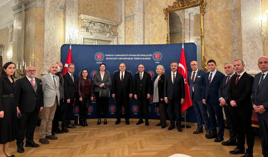 Yargıtay Başkanı Ömer Kerkez Viyana Büyükelçiliği’nde Ağırlandı