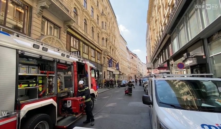 Viyana’nın Merkezinde Çıkan Yangında Bir Kişi Hayatını Kaybetti