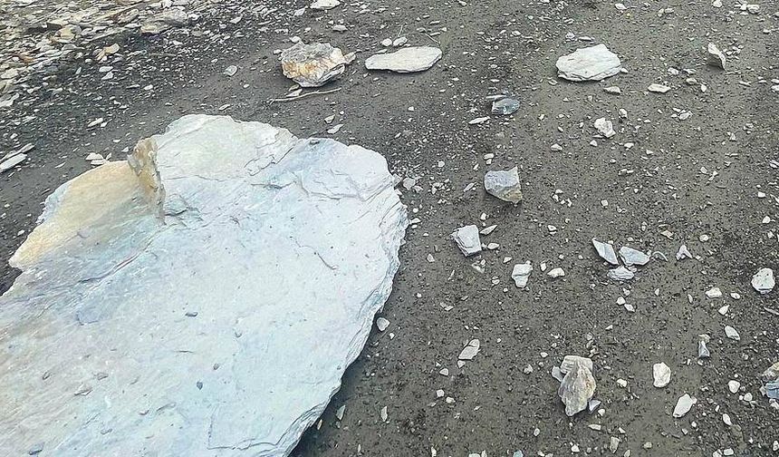 Reschenstraße'de Yola Kaya Düştü: Günlerce Kapalı Kalacak