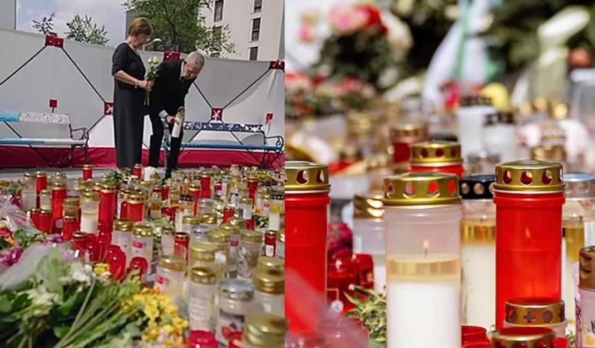 Graz'daki Okulda Hayatını Kaybedenler İçin Düzenlenen Anma Töreni Yürekleri Dağladı