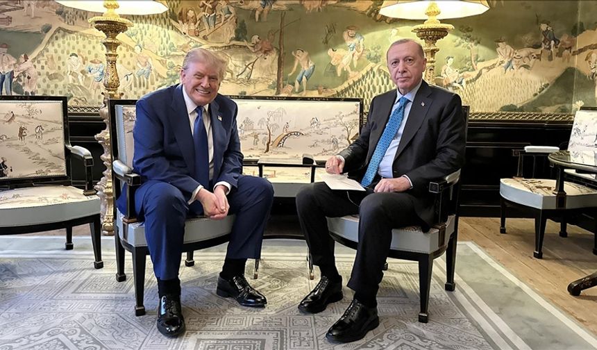 Cumhurbaşkanı Erdoğan ve Başkan Trump Lahey’de Görüştü