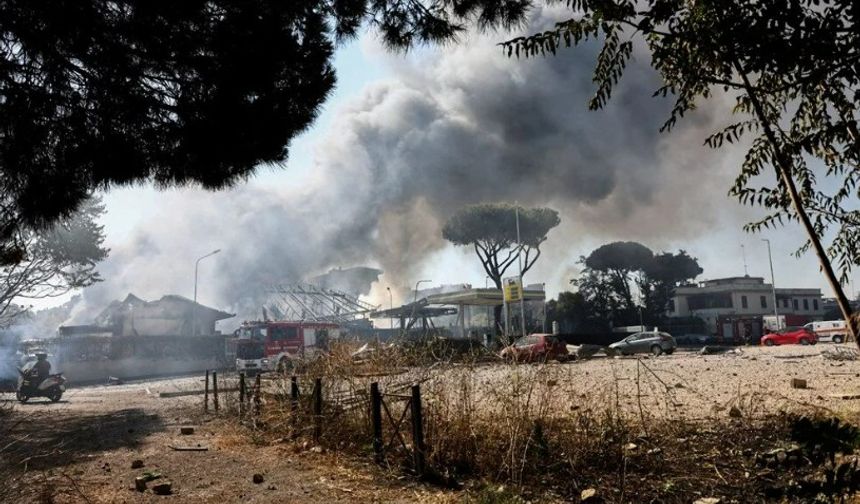 Roma'da Benzin İstasyonu Patladı: En Az 40 Kişi Yaralandı