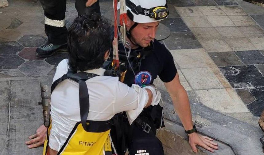 Viyana Aziz Stephen Katedrali’nde Turist için Nefes Kesen Kurtarma Operasyonu