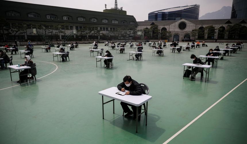 Dünyanın en uzun sınavında 13 saat