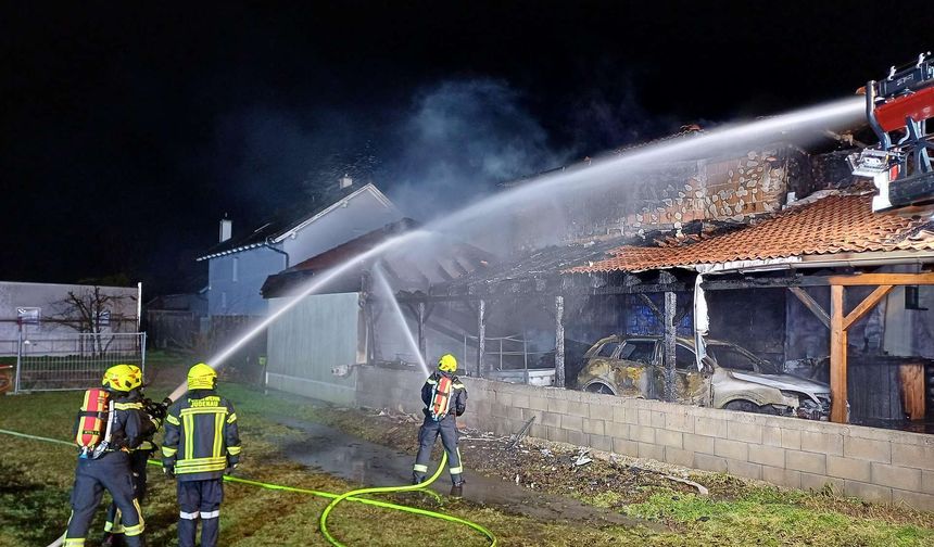 Aşağı Avusturya’da Büyük Yangın: Müstakil Ev Kül Oldu