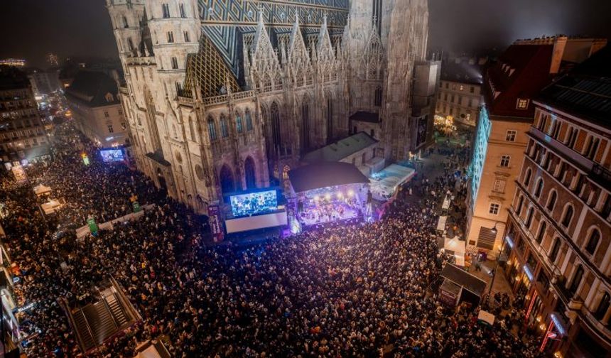 Viyana’daki Yılbaşı Kutlamalarına 550 Bin Kişi Katıldı