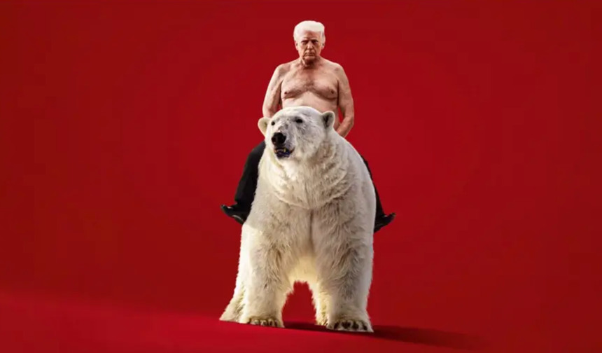 The Economist'ten "Kutup ayısına binen Trump" kapağı