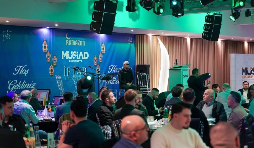 Viyana’da Ramazan Dayanışması! MÜSİAD ve Türk Federasyonu İftarda Buluştu