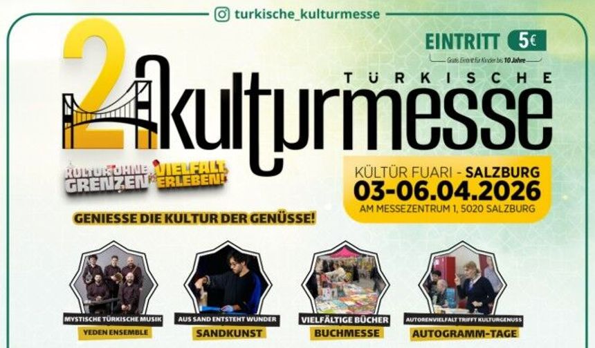 Salzburg’da 2. Türk Kültür Fuarı devam ediyor