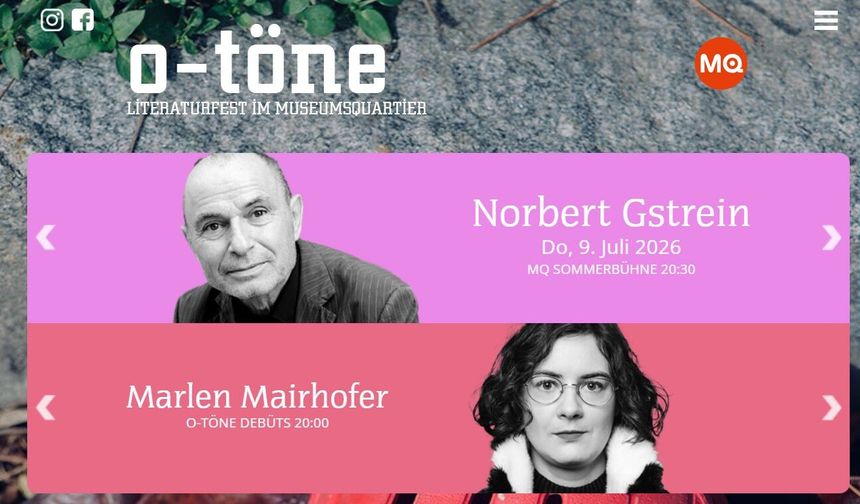 Viyana'da ücretsiz edebiyat şöleni: O-Töne Festivali başladı