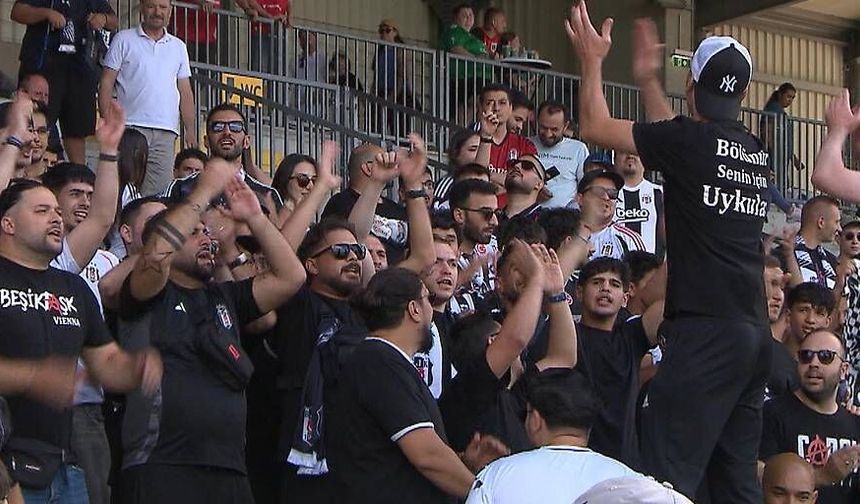 Beşiktaş'a Avusturya'da Büyük İlgi! Mattersburg Tribünleri Siyah-Beyaza Büründü
