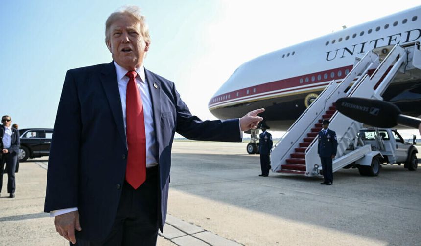 Türkiye dönüşünde son dakika kararı! Trump yeni Air Force One'ı bırakıp eski uçağa geçti
